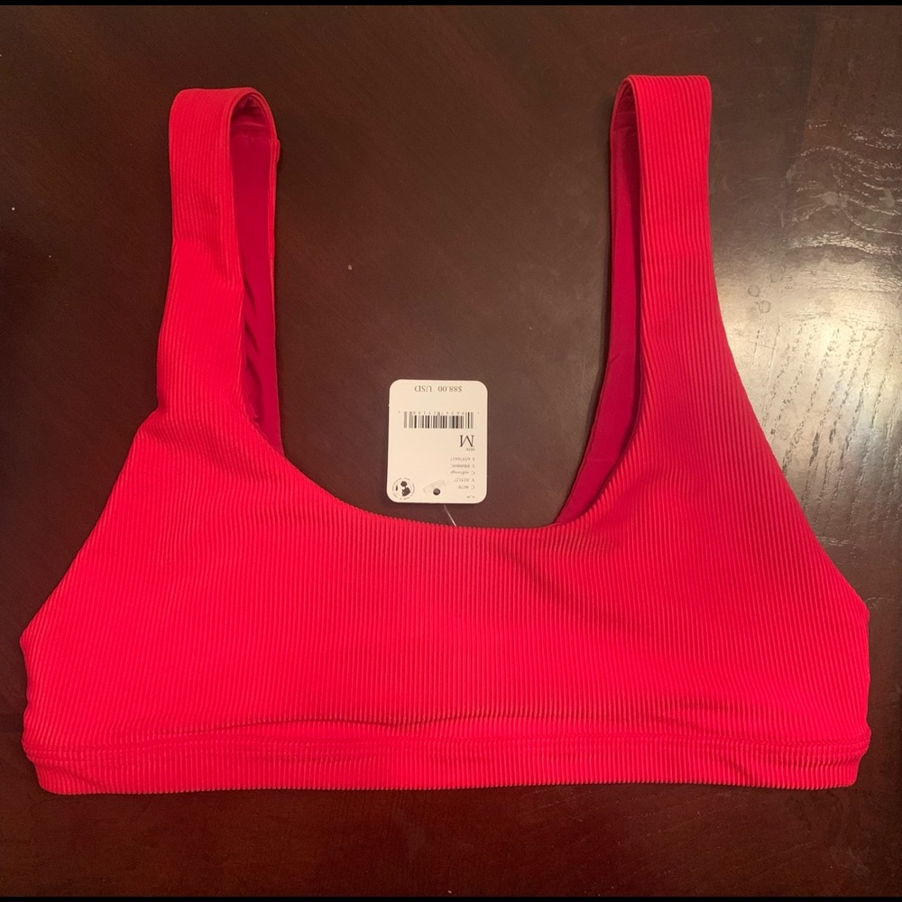 Beach Riot ribbed bikini top M